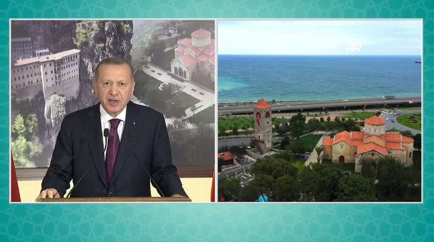 Erdogan & Agia Sophia Trapezound