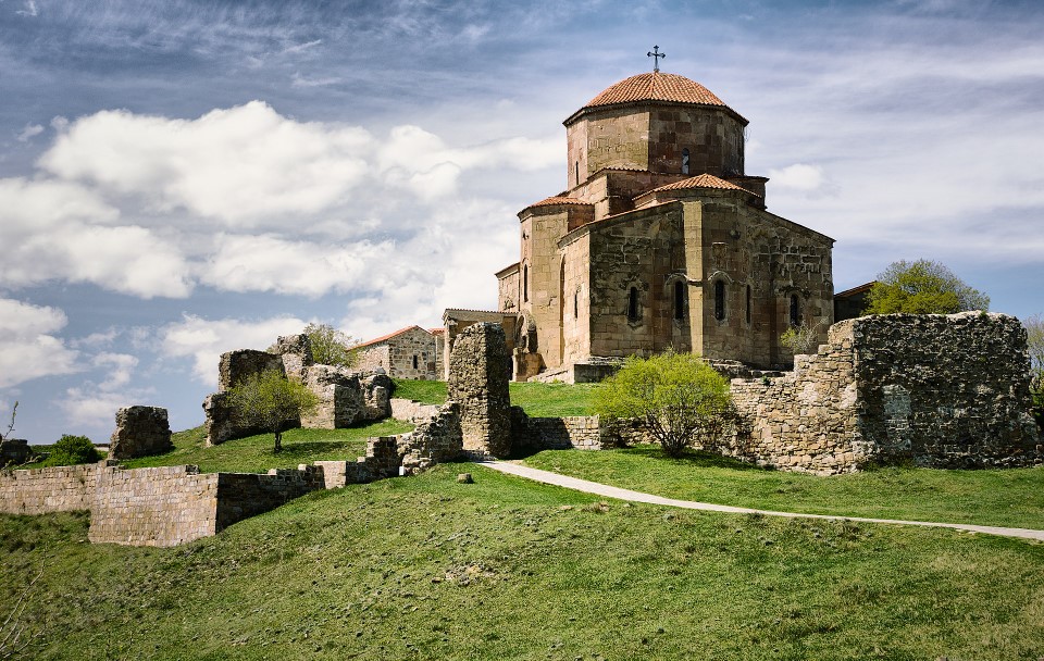 Orthodox Monastery Jvari. 5 6 Century Building. Georgia, Mtskheta.