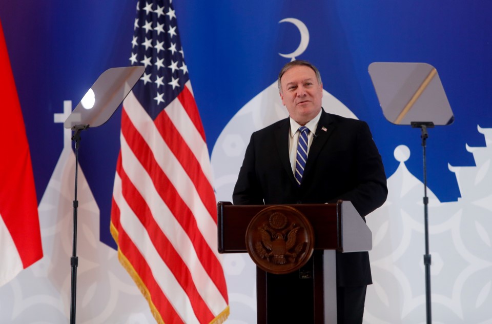 US Secretary of State Mike Pompeo visits Indonesia