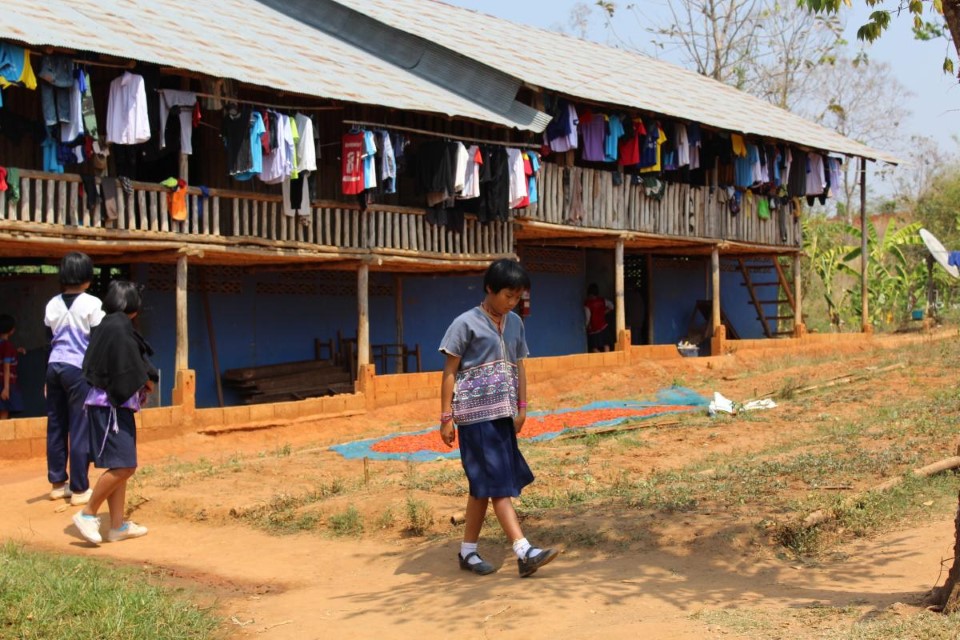 Dormitory At Thoomykey School In Karen State On Thai Myanmar Border