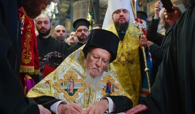 The Ceremony Of The Tomos Of Autocephaly For Newly Elected The Head Of Ukraine Orthodox Church In Istanbul