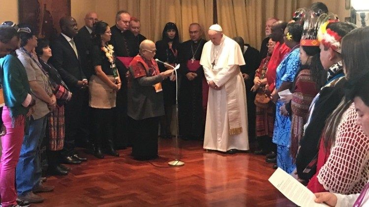 20190214 The Pope Meets Representatives Of Indigenous Peoples