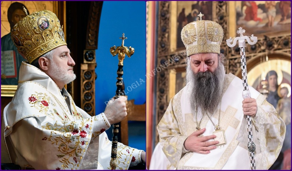 Archbishop Elpidophoros Of America And Patriarch Of Serbia Porphyry Doxologia Infonews