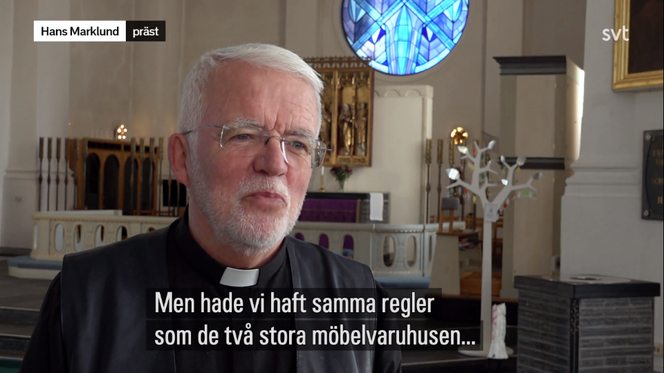 Fler Får Besöka Varuhus än Kyrkan – Präst I Skellefteå Ifrågasätter Pandemilagen Doxologia Infonews