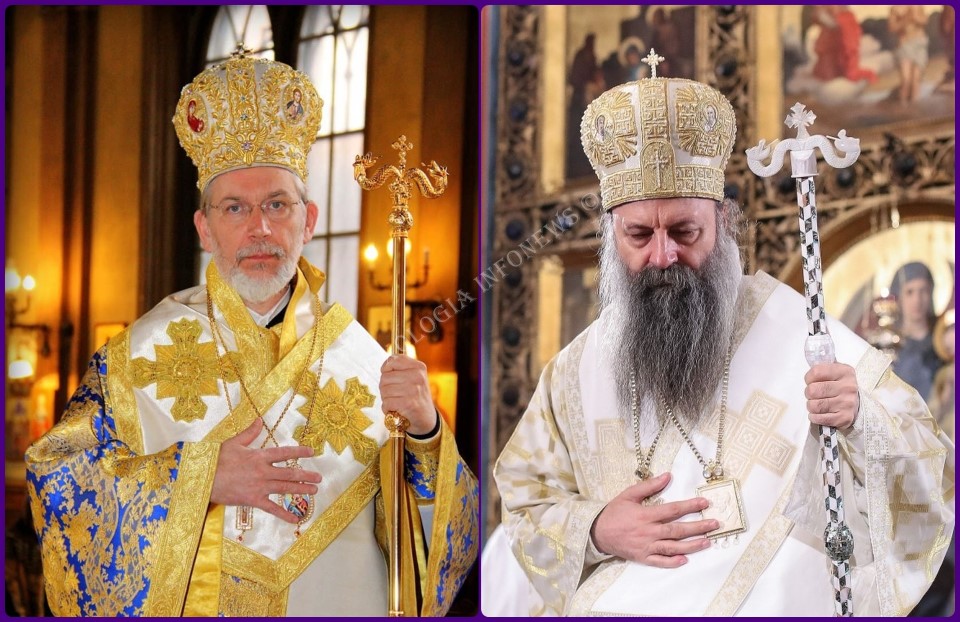 Metropolitan Cleopas Of Sweden And Patriarch Of Serbia Porphyry Doxologia Infonews