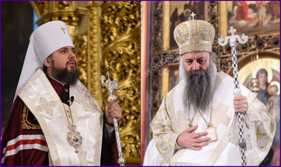 Metropolitan Epiphanius Of Kiev And Serbian Patriarch Porphyry Doxologia Infonews
