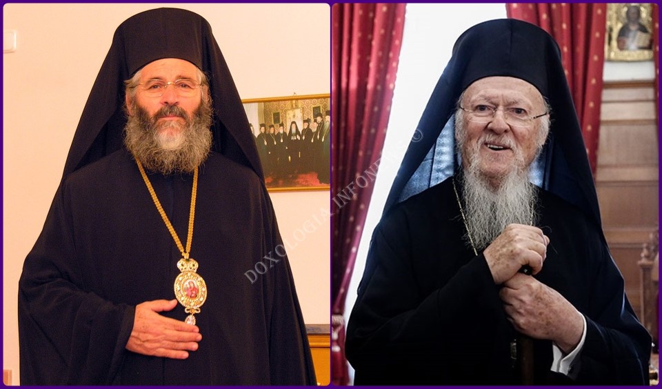 Metropolitan Paisios Of Leros And Ecumenical Patriarch Bartholomew