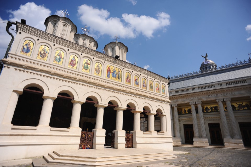 Romanian Patriarchal Cathedral, The Patriarchal Palace. Bucharest, Roamnia, Southeastern Europe