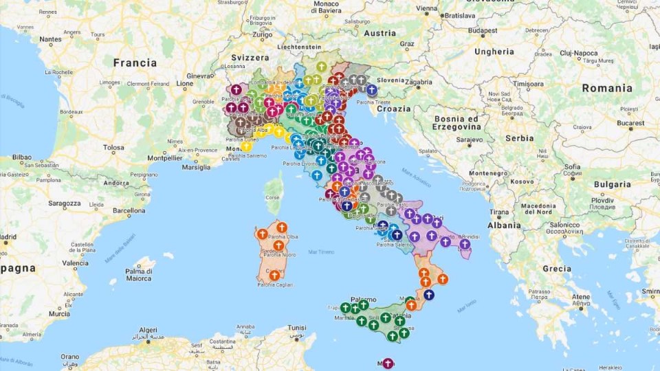 Harta Parohiilor Din Italia 1