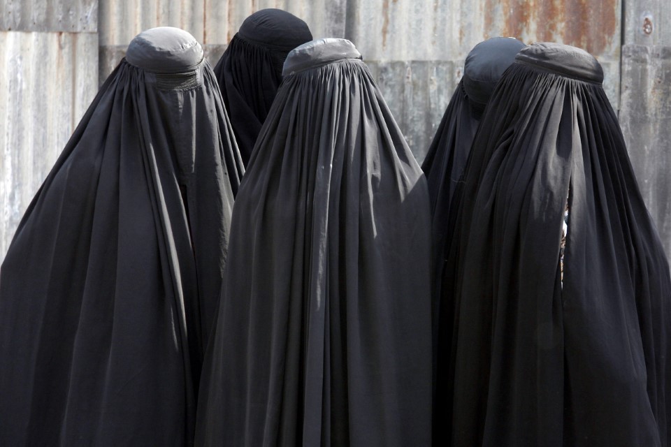 Burqa Clad Women Arrive To See Off Their Relatives Who Are Leaving Ahmedabad For Mecca In Saudi Arabia To Attend The Annual Religious Haj Pilgrimage