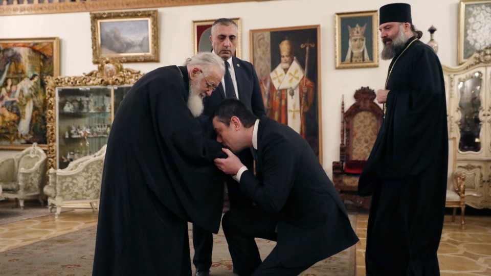 Noul Prim Ministru Georgian Patriarhul