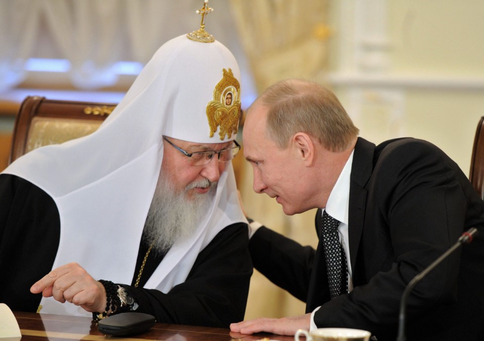 Patriarhul rus Kirill un aliat de nadejde al presedintelui rus Putin