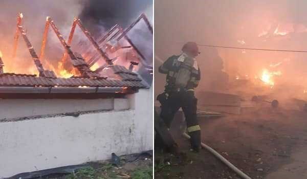 Poiana Buchin Casa Parohiala Incendiu Apr 2021