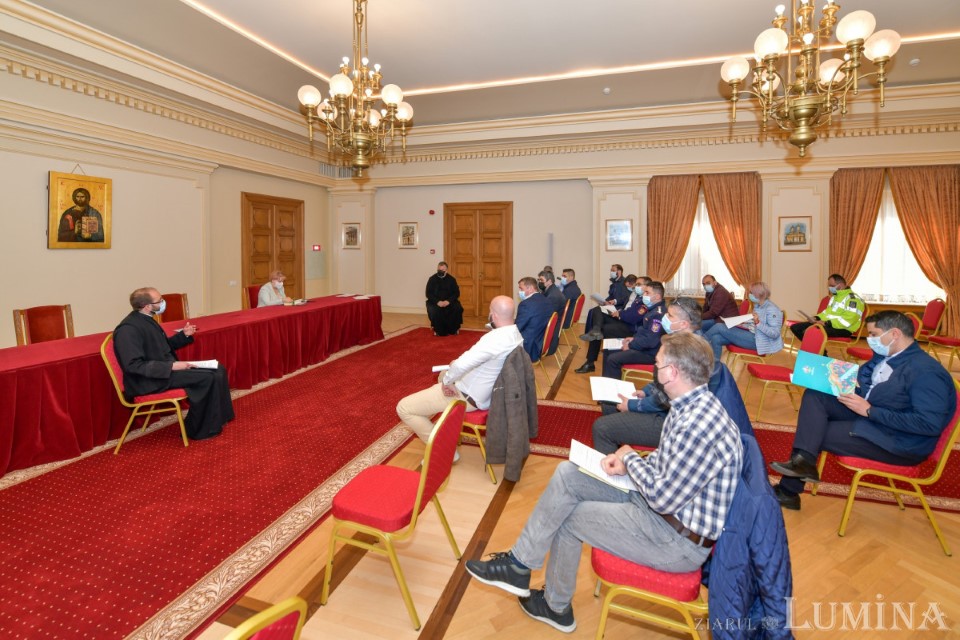 Sedinta administrativa pentru intampinarea sfintelor sarbatori de pasti la catedrala patriarhala