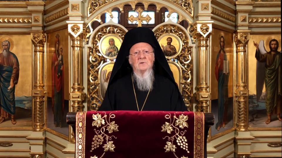Message From His All Holiness Ecumenical Patriarch Bartholomew I