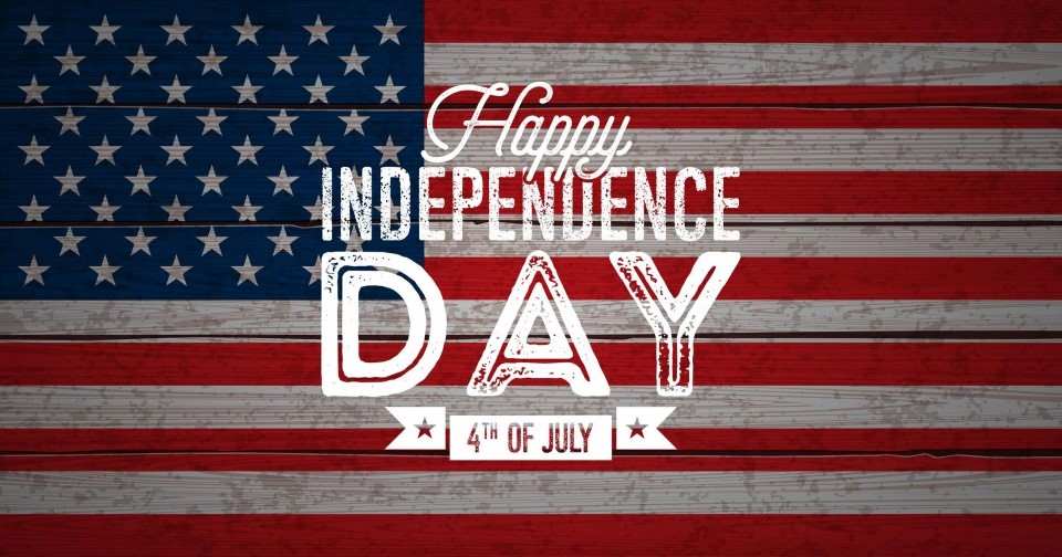 Happy Independence Day Of The Usa Vector Illustration Fourth Of July Design With Flag On Vintage Wood Background For Banner Greeting Card Invitation Or Holiday Poster