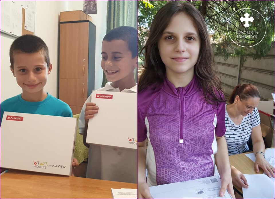 Mitropolia Olteniei A Oferit Tablete Pentru 150 De Copii Cu Note Bune și Fără Posibilități Materiale