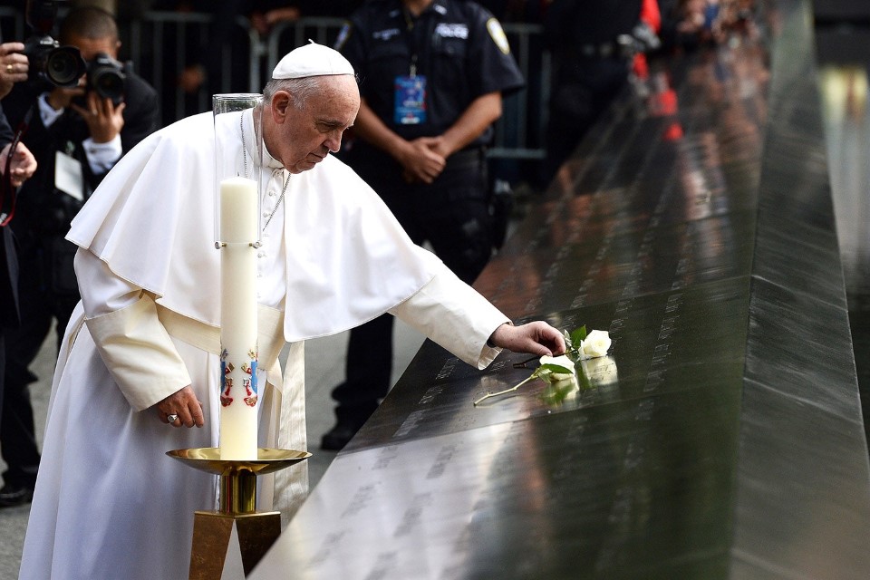 Pope Francis 9 11 Memorial