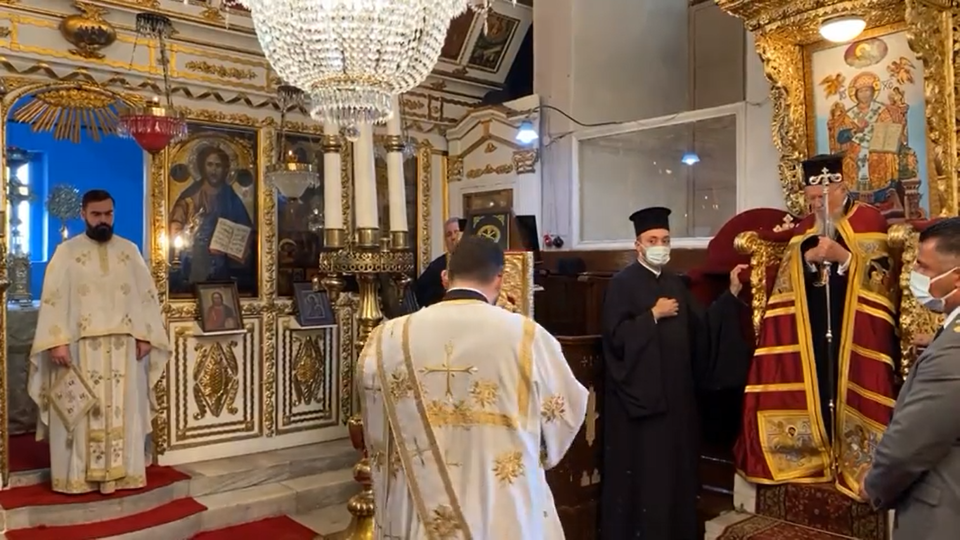 Ο Οικουμενικός Πατριάρχης στον Ιερό Ναό Γενεθλίων της Θεοτόκου Παλαιού Μπάνιου