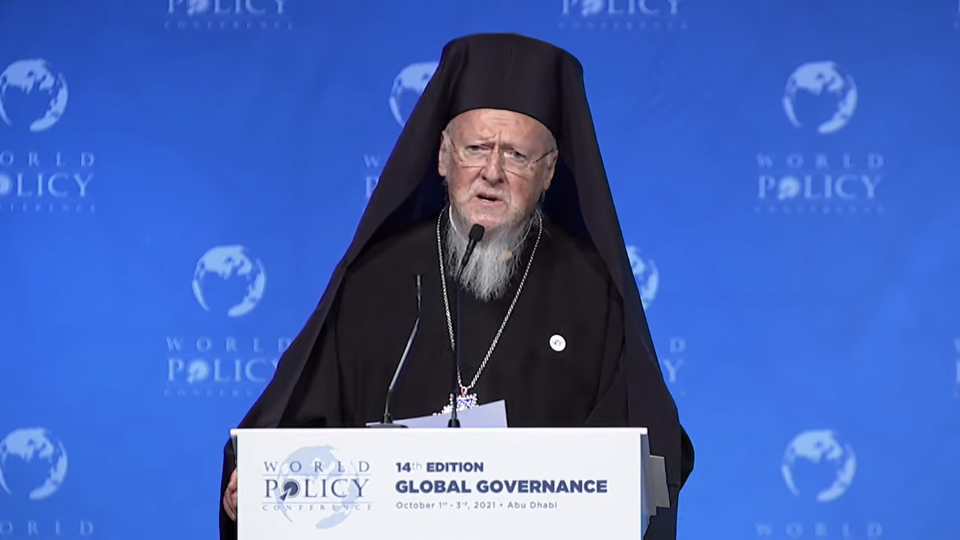 Ecumenical Patriarch Bartholomew In Abu Dhabi