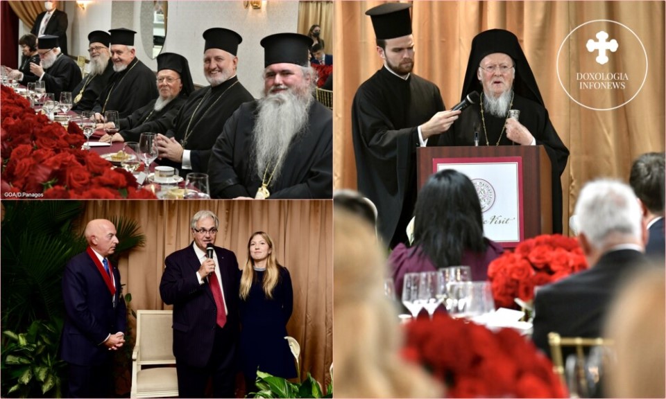 Toast Of Ecumenical Patriarch Bartholomew At The Luncheon In His Honor Hosted By The Psaros Family