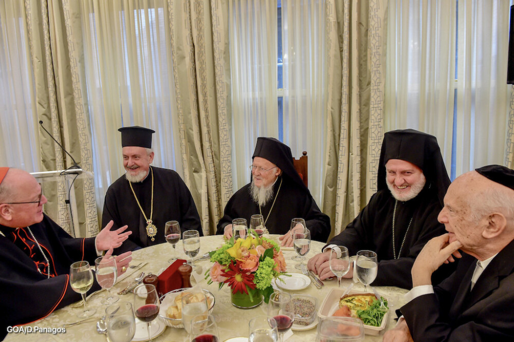 Ecumenical Patriarch Luncheon Religious Leaders Usa
