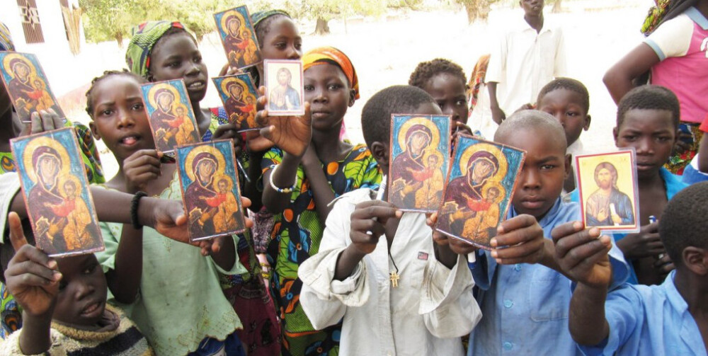 Children Of Camerron With Holy Icons