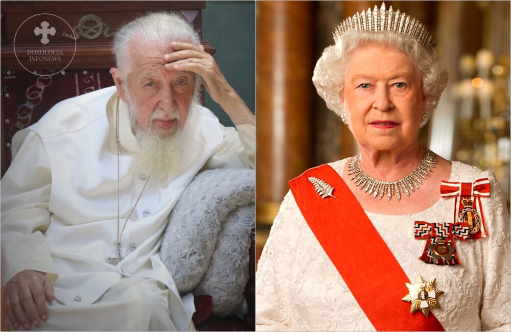 Patriarch Og Georgia And Queen Elisabeth Ii