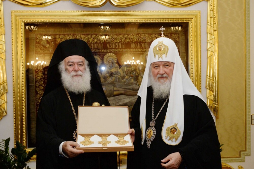 Πατριάρχης Αλεξανδρείας Θεόδωρος και Πατριάρχης Μόσχας Κύριλλος