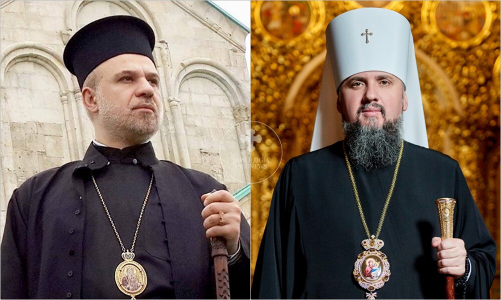 Archbishop Zenon Of Dmanisi And Metropolitan Epifanios Of Kyiv