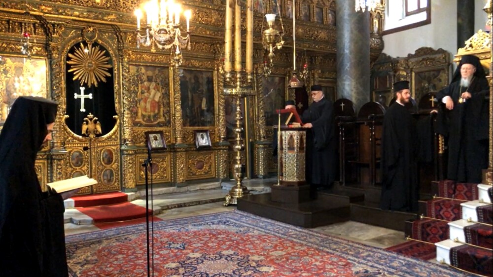 Ο Οικουμενικός Πατριάρχης στην Προηγιασμένη Θεία Λειτουργία στον Πατριαρχικό Ναό