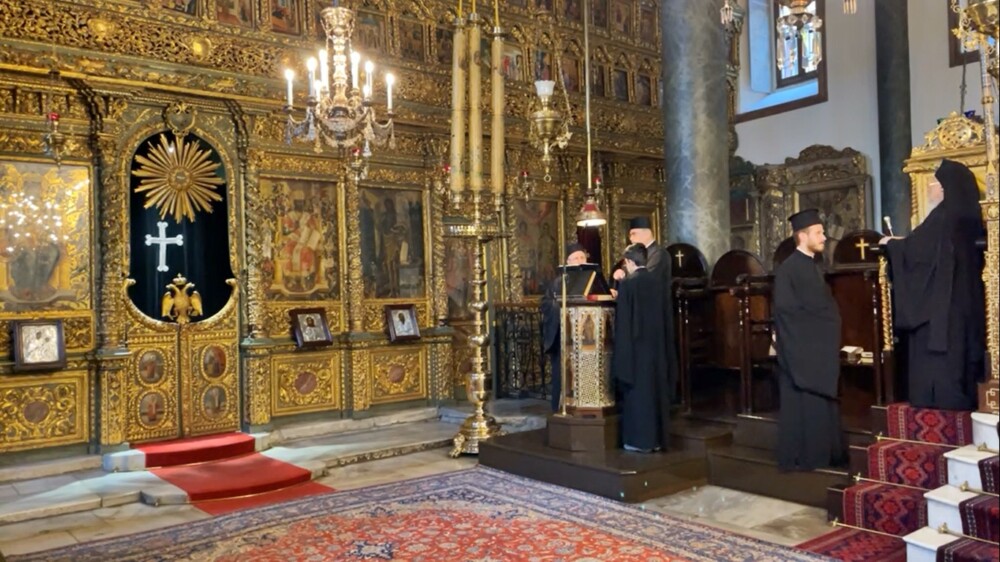 Ο Οικουμενικός Πατριάρχης στον Εσπερινό της Συγχωρήσεως στον Πατριαρχικό Ναό