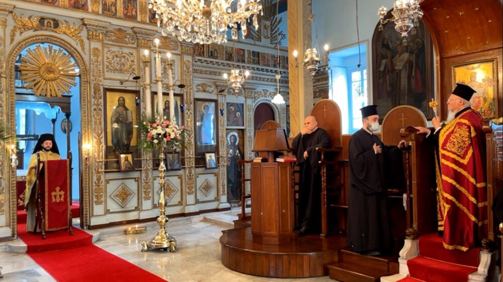Ο Οικουμενικός Πατριάρχης χοροστάτησε στον Ι. Ν. Ευαγγελισμού της Θεοτόκου Βαφεοχωρίου