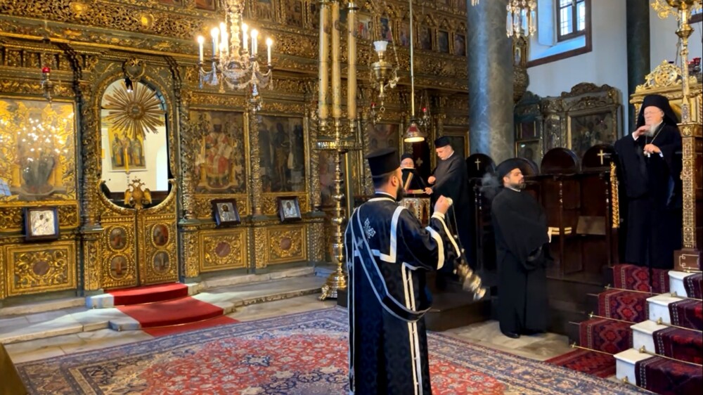 Πατριαρχική χοροστασία στην Προηγιασμένη Θεία Λειτουργία της Τετάρτης Α’ Νηστειών