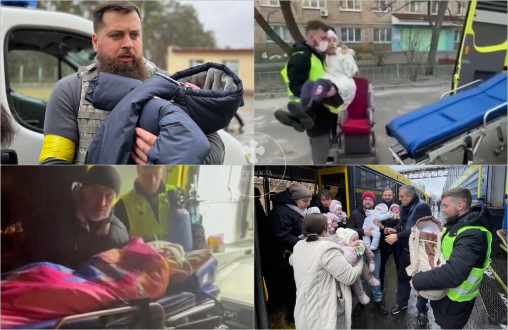 Відділ соцслужіння Київської Митрополії евакуював малюків із дитячих будинків