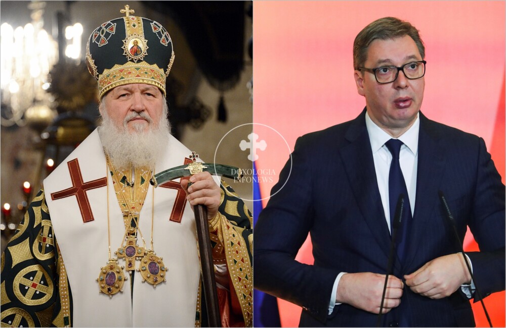 Alexander Vucic And Z Patriarch Of Moscow Kirill