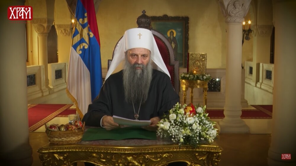 Patriarch of Serbia Porfirije Paschal message