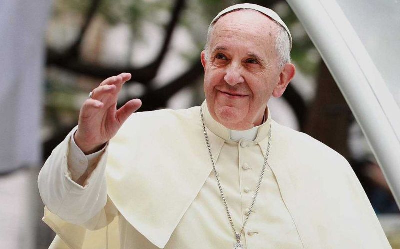 Italy pope francis tv chat show