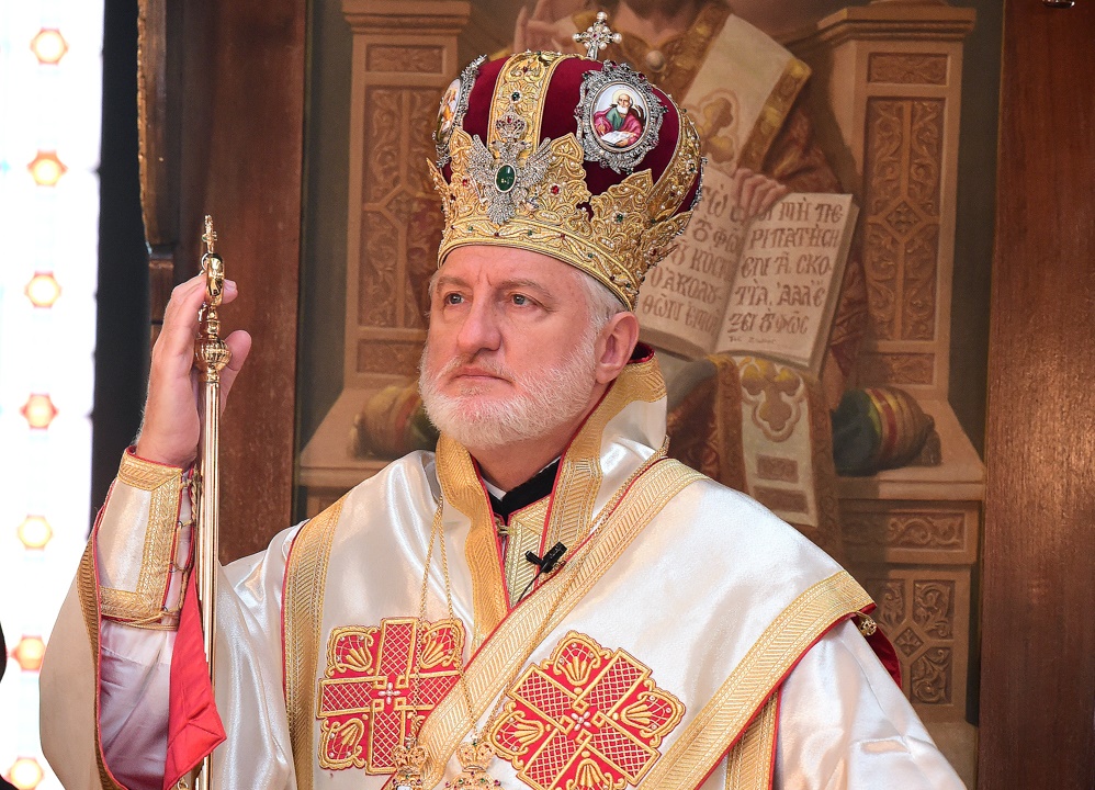 Liturgy At St. George Greek Orthodox Cathedral In Philadelphia Officiated By H.e. Archbishop Elpidophoros On Sunday August 8th, 2021.
