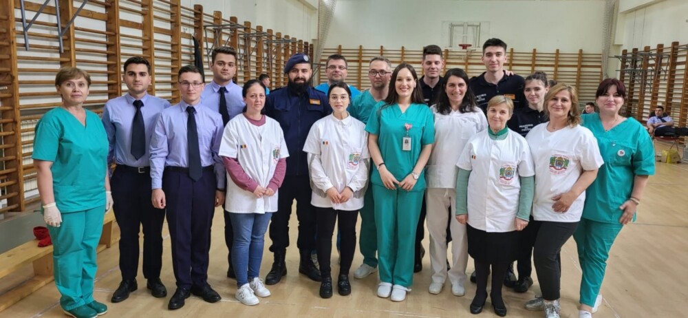 Actiune de donare de sange la academia de politie din bucuresti