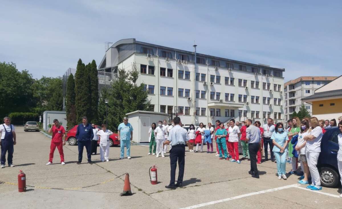 Instructaj privind situatiile de urgenta la spitalul providenta din iasi