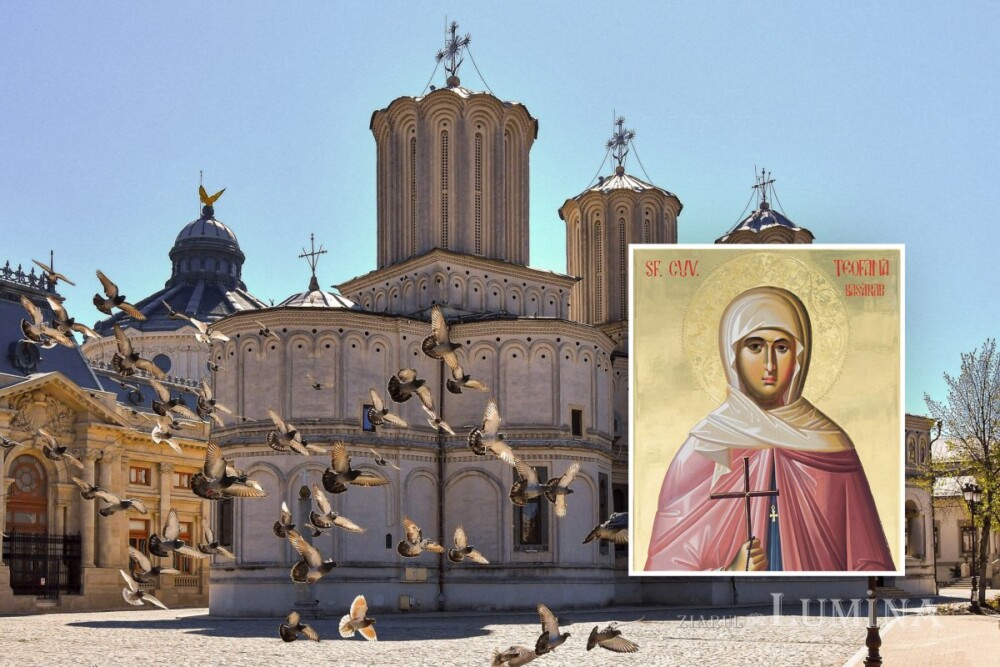 Proclamarea canonizarii sfintei teofana basarab la hramul istoric al catedralei patriarhale