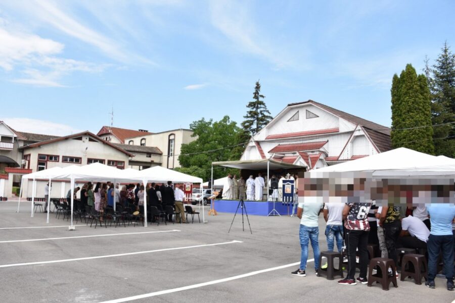 Binecuvantare arhiereasca la penitenciarul bistrita