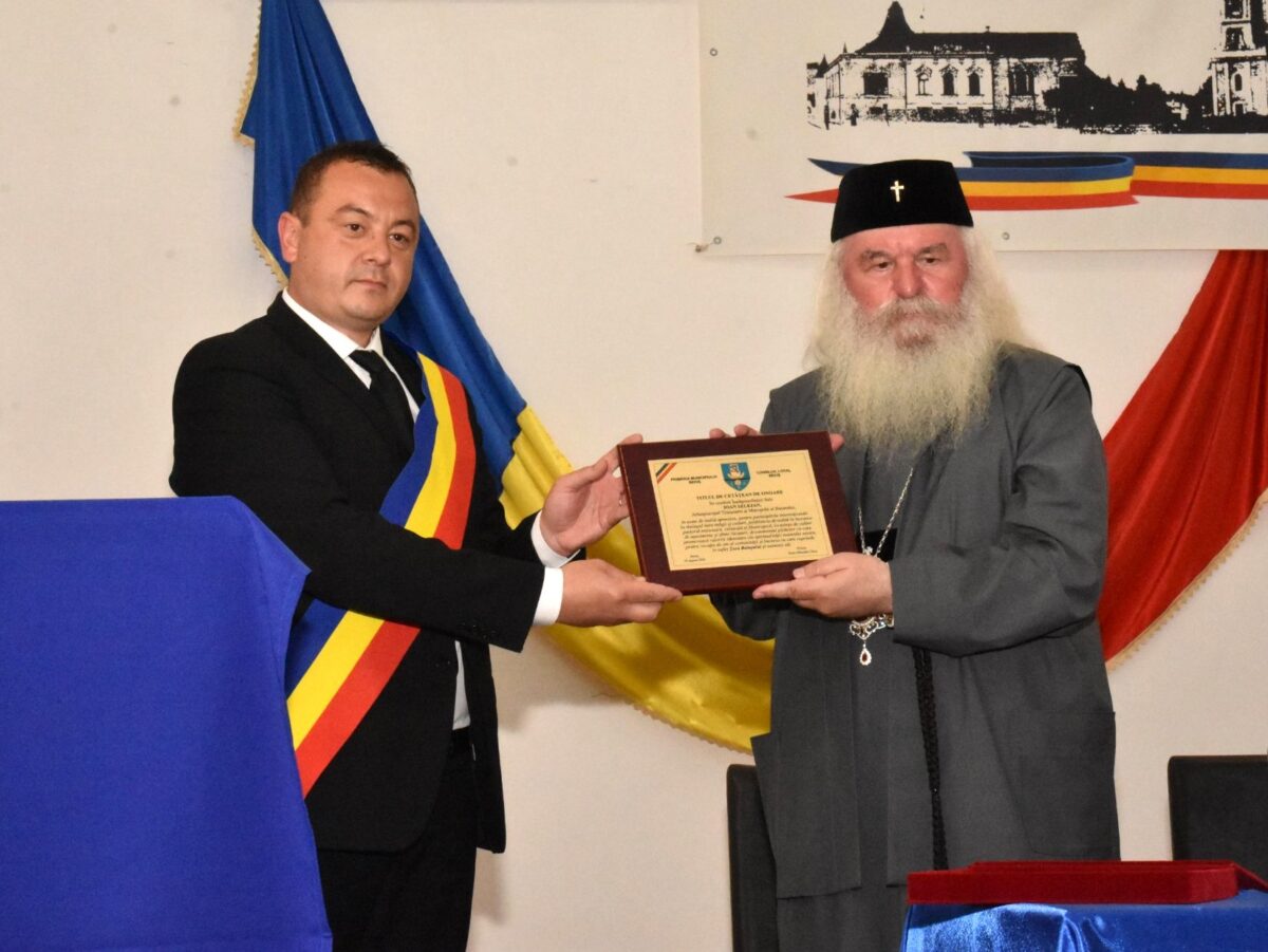 Mitropolitul ioan cetatean de onoare Beius