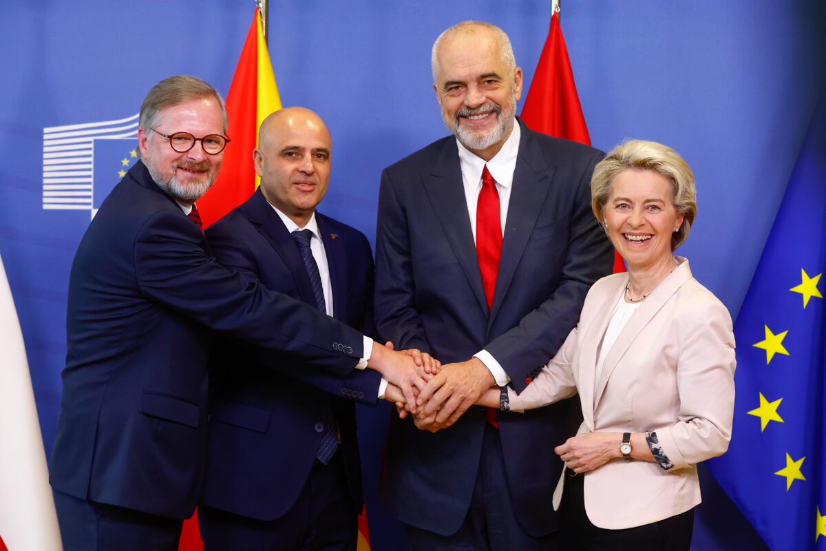 First negotiations for accession to the European Union for Albania and North Macedonia