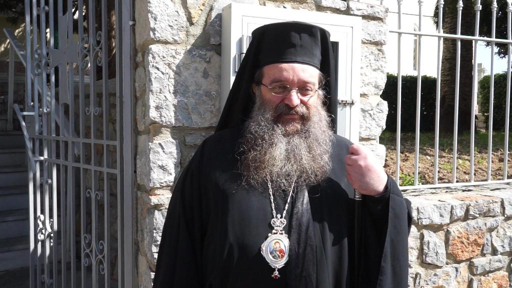 Chios Mitropolitis Markos INEvagelistrias 25MAr20