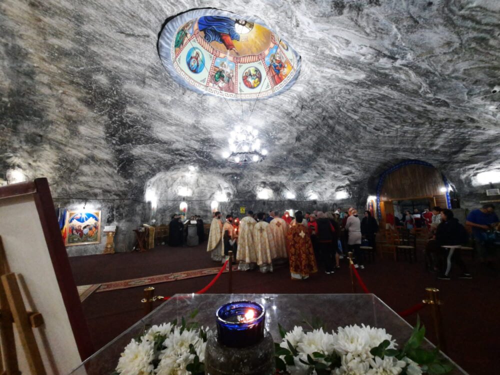 Hramul bisericii din salina tg ocna