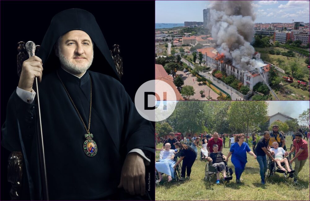 Archbishop of america valoukli fire