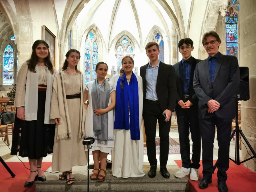 Mentorat si strangere de fonduri cu muzica psaltica la manastirea godoncourt franta