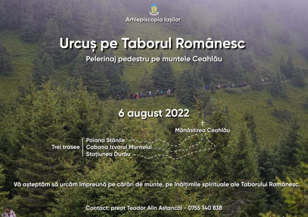 Pelerinajul pedestru urcus pe taborul romanesc